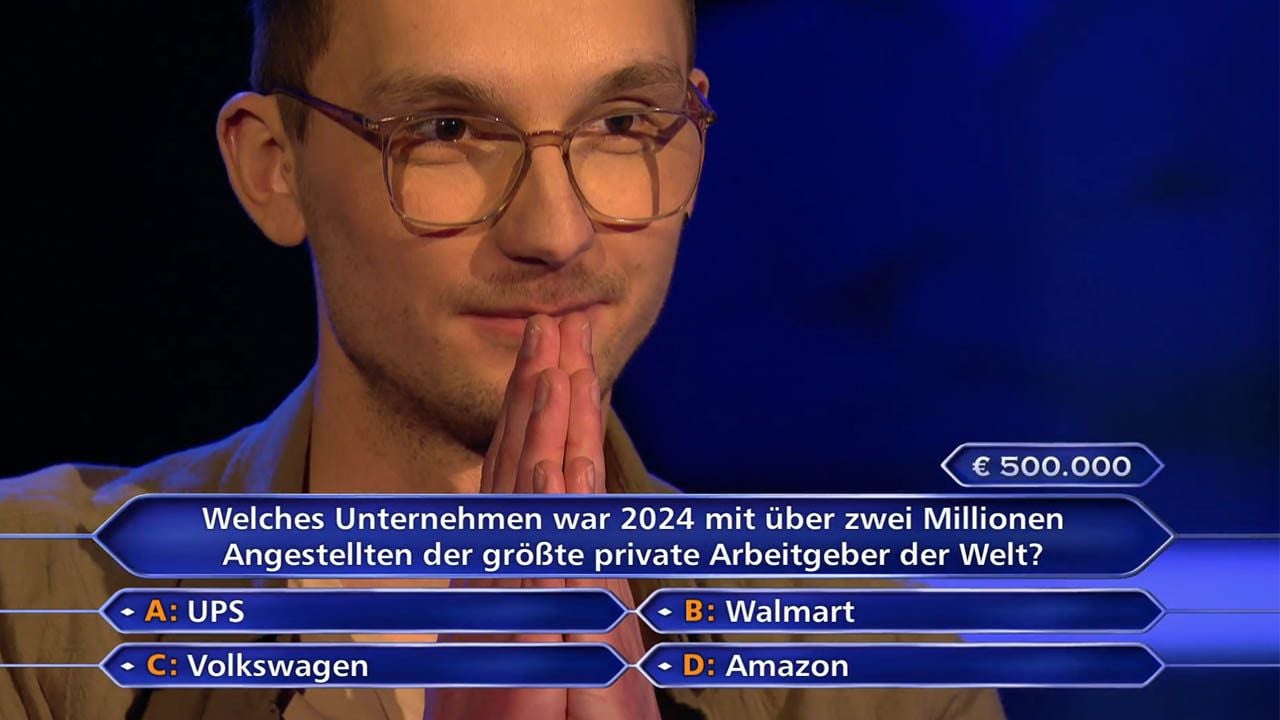 Tom Wollnik kann die 500.000-Euro-Frage einfach beantworten