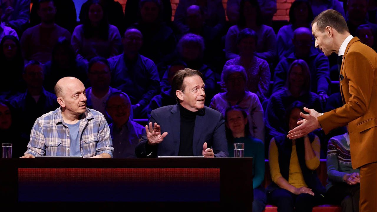 Bernhard Hoëcker, Rudi Cerne und Kai Pflaume (v.l.)