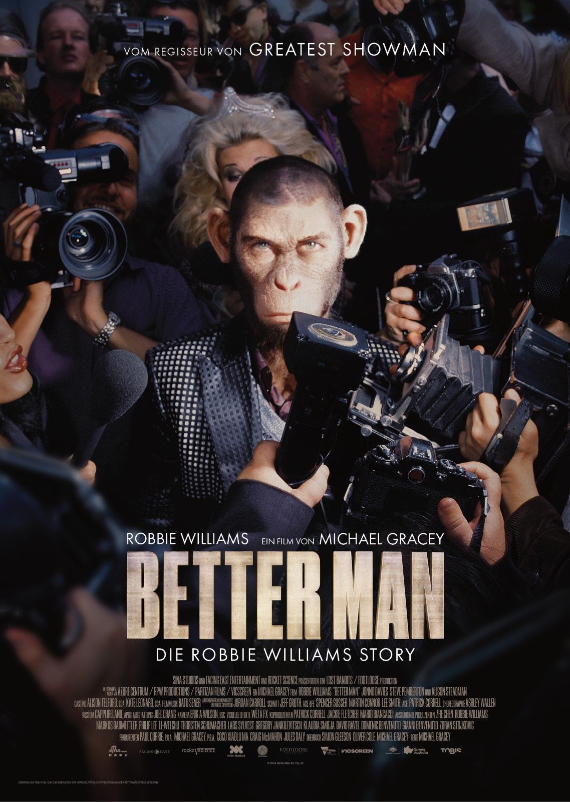 Kritik zu Better Man - Die Robbie Williams Story: So einen Film habt ...