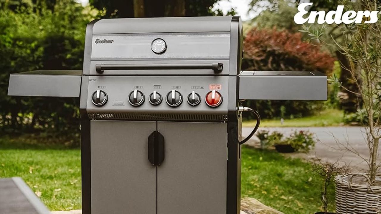 Der Enders HYDE Gasgrill mit 4 Brennern in Anthrazit und Mattschwarz schaut richtig gut aus!