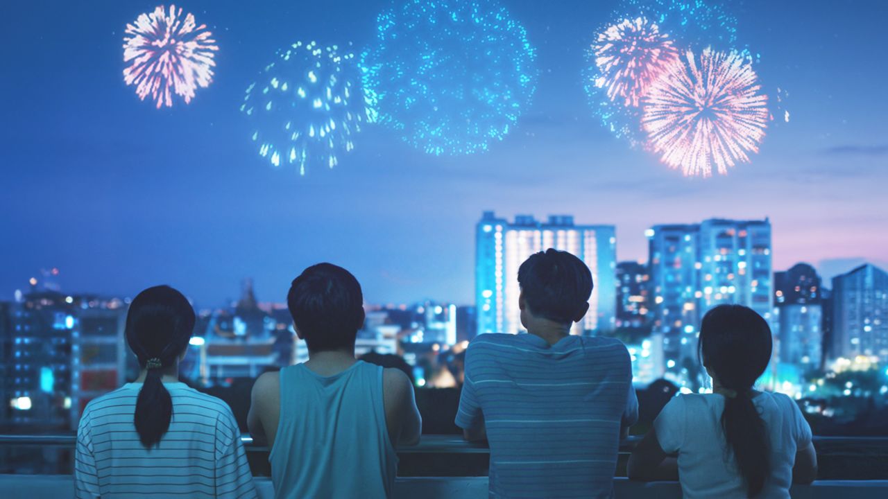 Die eigene Wohnung mag klein und karg sein, der Ausblick ist wunderbar.