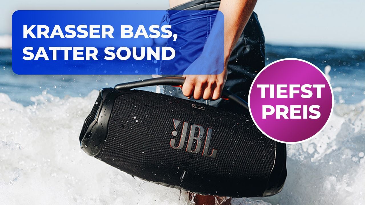 An diesem Bass zerschellt der Preis: JBL Boombox 3 mit 24 Stunden Akku war nie günstiger