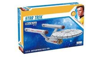 BlueBrixx "Star Trek" USS Enterprise aus Klemmbausteinen