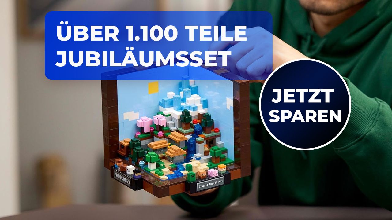 Über 1.000 Teile "Minecraft"-Challenge: An diesem und weiteren LEGO-Sets stellt ihr unter Beweis, wie gut ihr wirklich seid