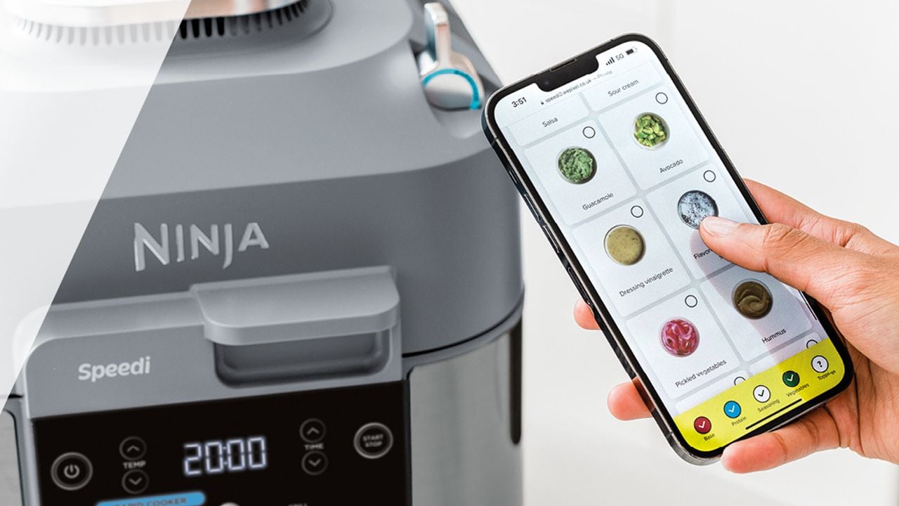 Ninja versorgt euch direkt auch mit einer App - und die ist kostenlos, nicht so wie Cookidoo bei Thermomix. 