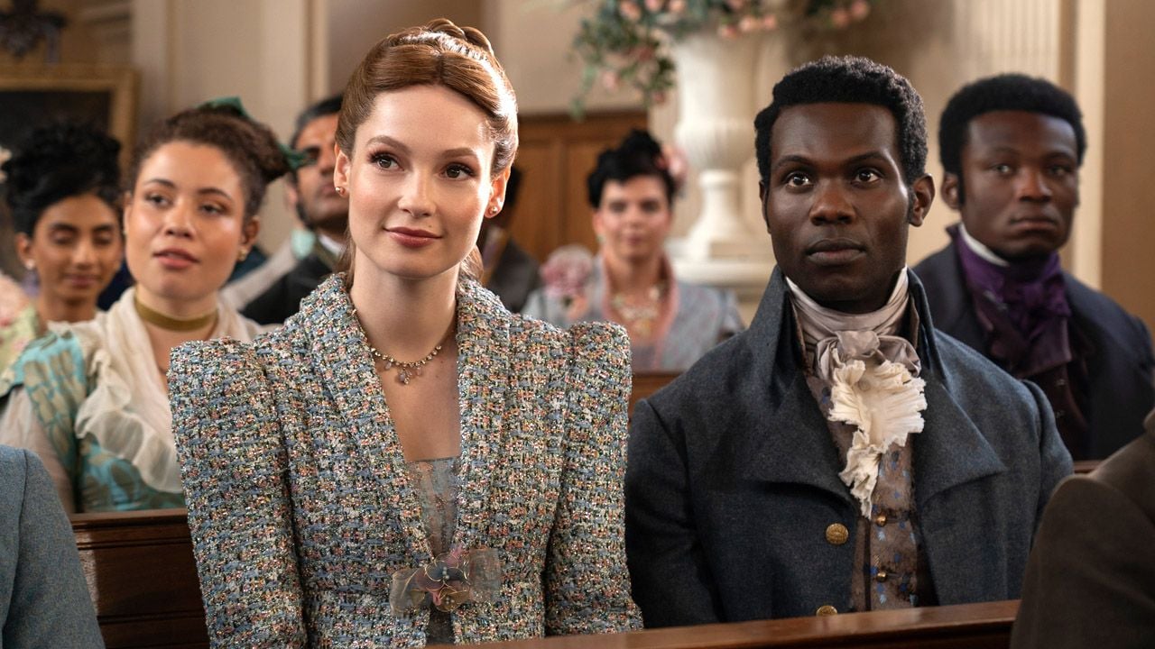 Erst einmal glücklich verheiratet: Francesca (Hannah Dodd) und John (Victor Alli)