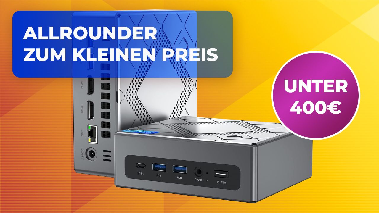 PC für unter 400 Euro? Dieser Rechner ist kleiner als eine PS5 und kann viel mehr – Streaming, Gaming und Office!
