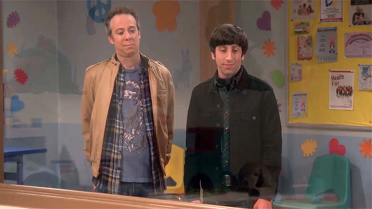 Stuart (Kevin Sussman, links) und Howard (Simon Helberg, rechts) in 