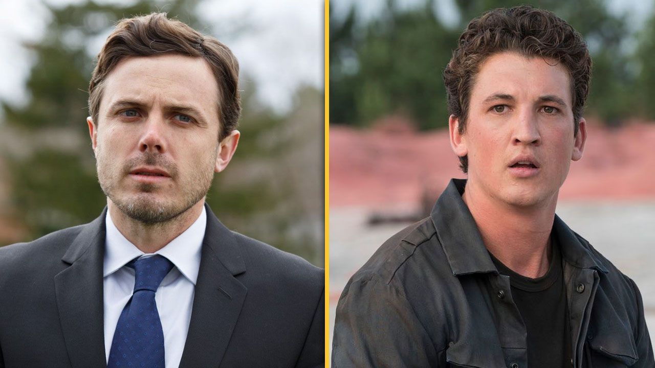 links: Casey Affleck, rechts: Miles Teller