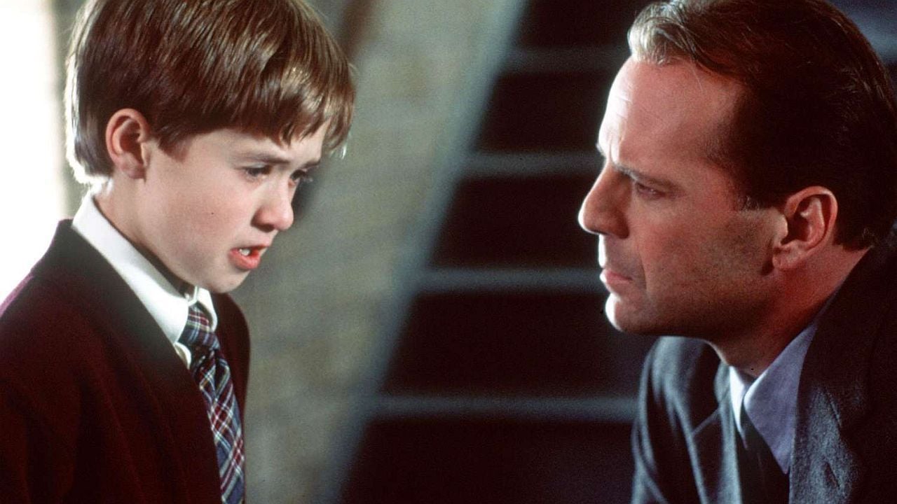 Haley Joel Osment und Bruce Willis in