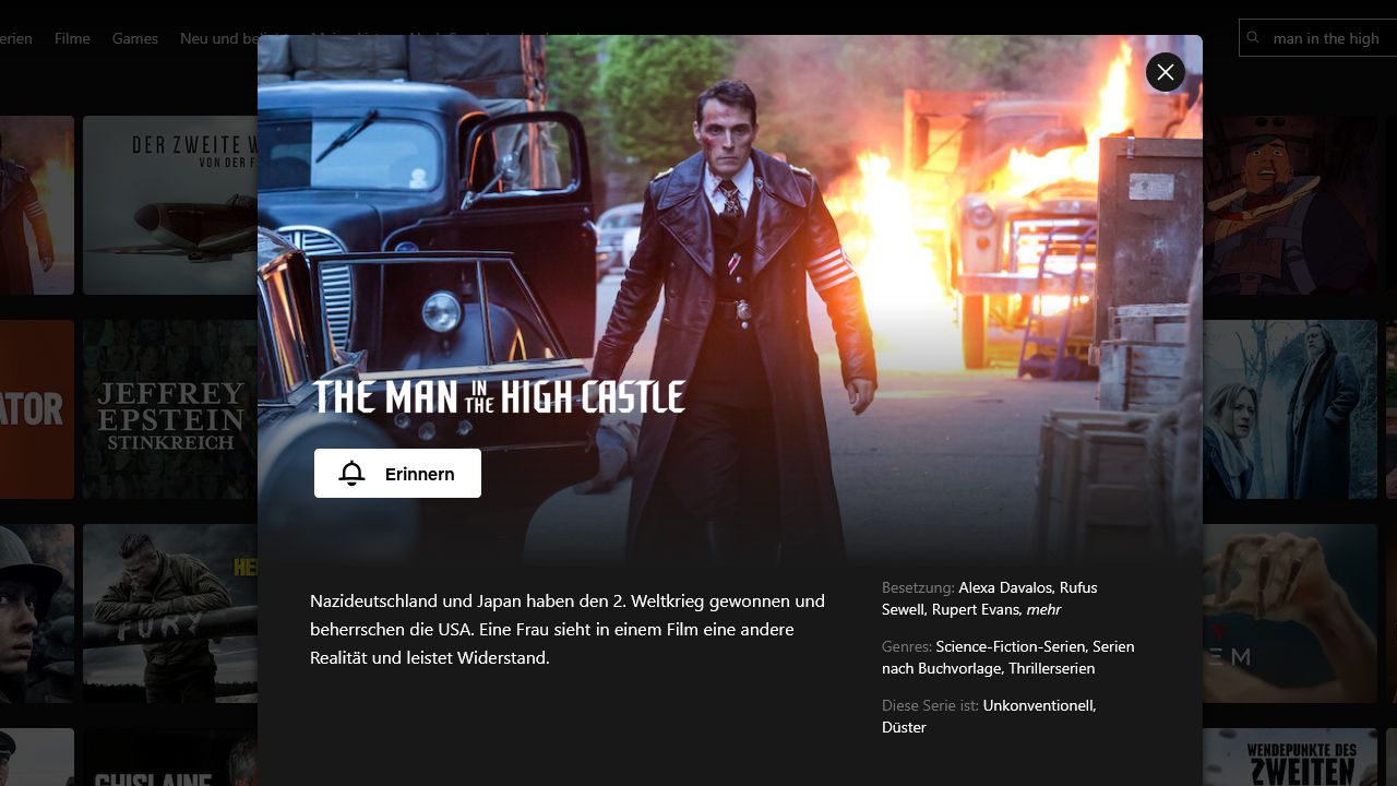 Bei Netflix könnt ihr euch bereits eine Erinnerung für 