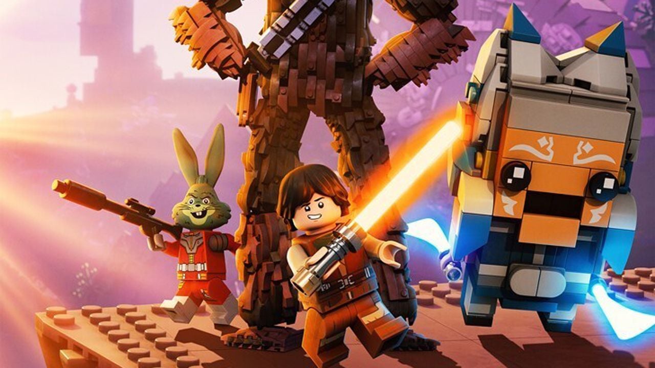 Ein Promo-Poster zeigt neben BrickHeadz-Ahsoka (rechts) auch bereits Hase Jaxxon (links).