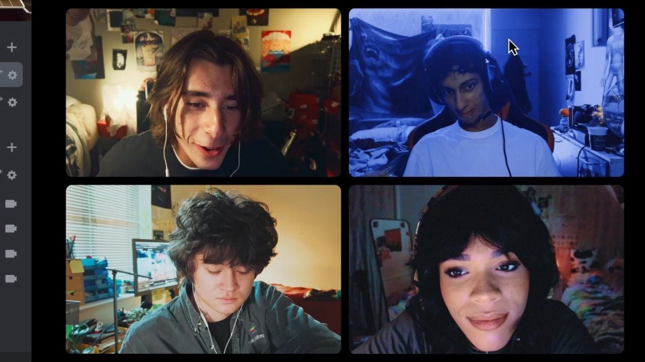 Die gesamte Handlung von „LifeHACK“ spielt sich nur auf Bildschirmen ab – vornehmlich in den Zoom-Calls des zentralen Hacker*innen-Quartetts.