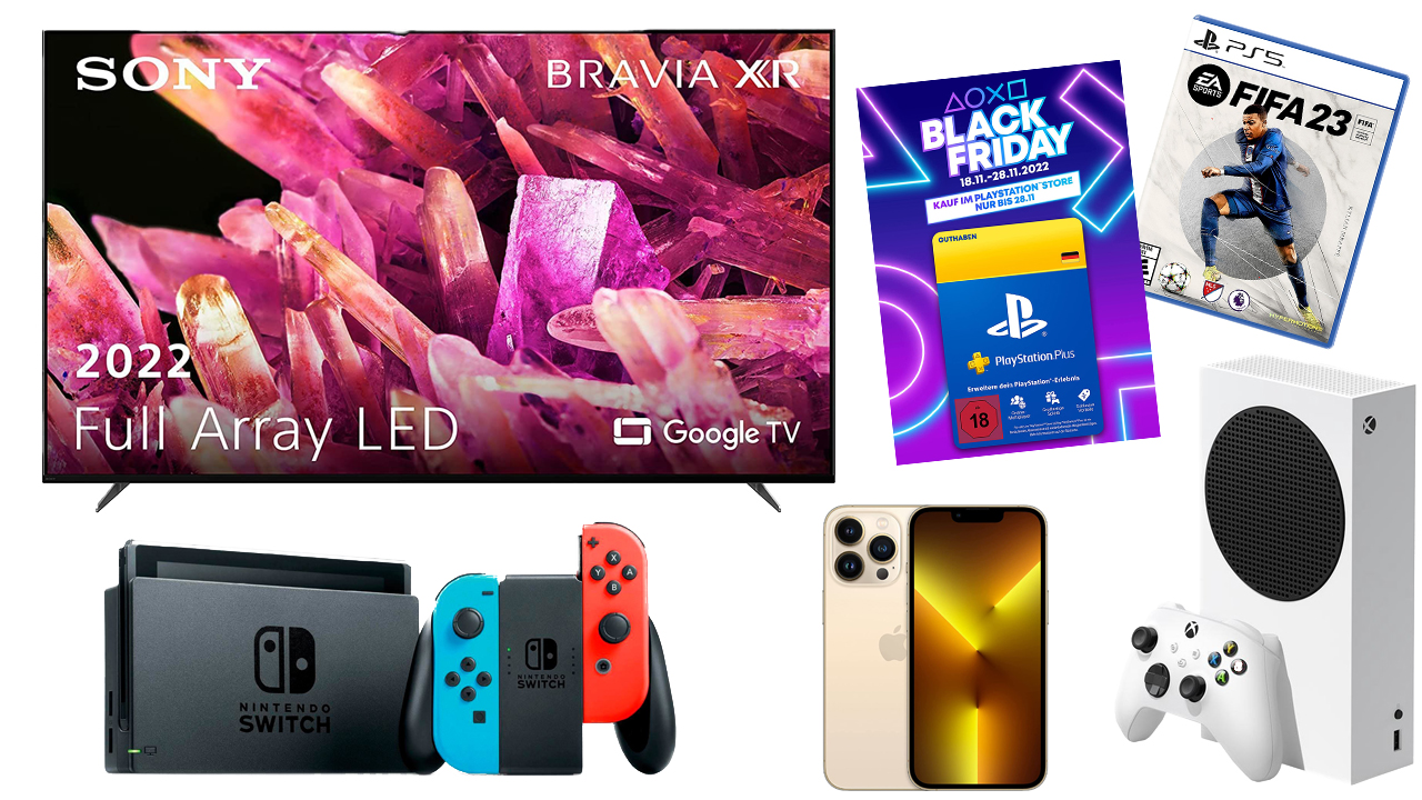 Black Friday: Die Top-Deals zum Wochenende – von PlayStation & Nintendo Switch bis iPhone & 4K-TV