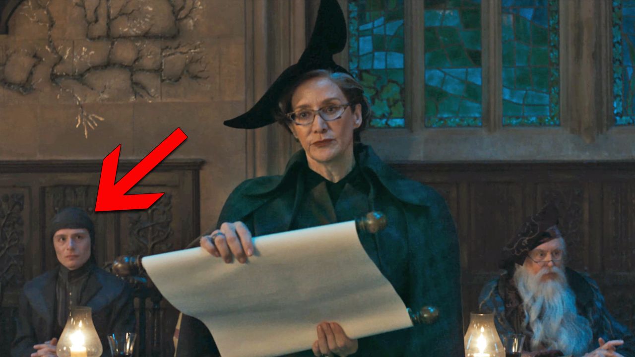 Professor Quirinus Quirrell (Luke Thallon) in der 
