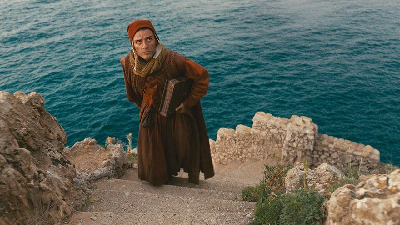 Oscar Isaac spielt in „In The Hand Of Dante“ nicht nur den New Yorker Schriftsteller Nick, sondern auch den Mittelalter-Dichter Dante Alighieri.