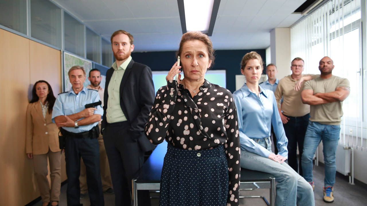 Barbara Philipp steht als Magda Wächter beim Wiesbadener „Tatort“ vor der Kamera.