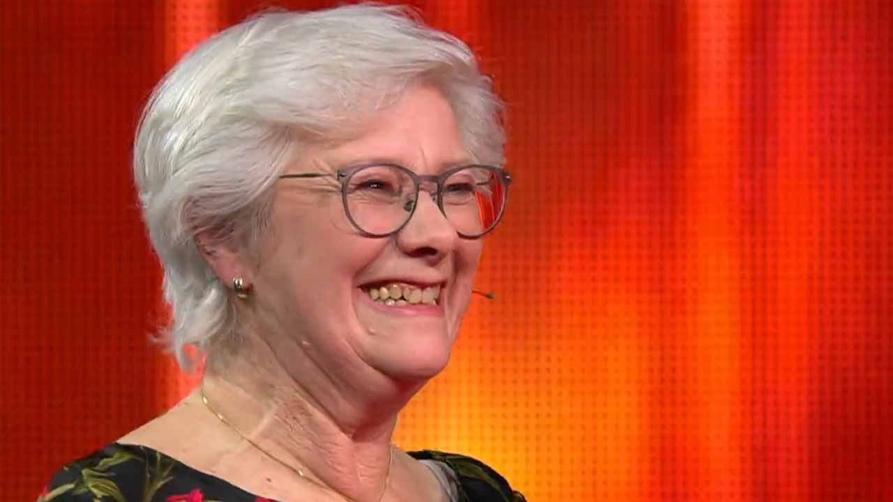Die „Gefragt - Gejagt“-Kandidatin konnte ihr Glück kaum fassen, als sie Adriane Rickel zu Gesicht bekam.