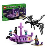 LEGO „Minecraft: Der Enderdrache und das Enderschiff“