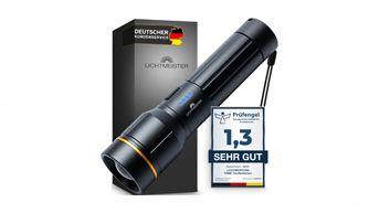 Super helle Lichtmeister-Taschenlampe 