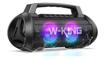 Starker Sound im kompakten W-KING-Bluetooth-Lautsprecher