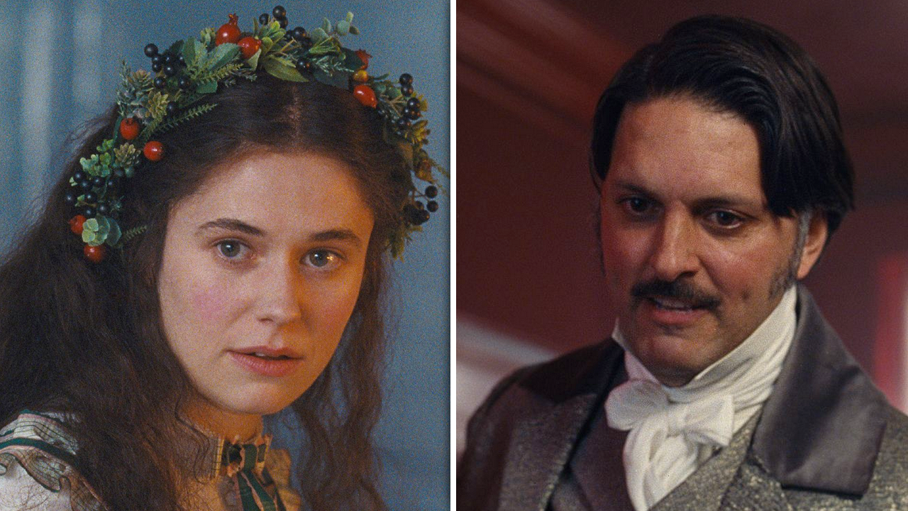 Alison Oliver (links) und Shazad Latif (rechts) in 