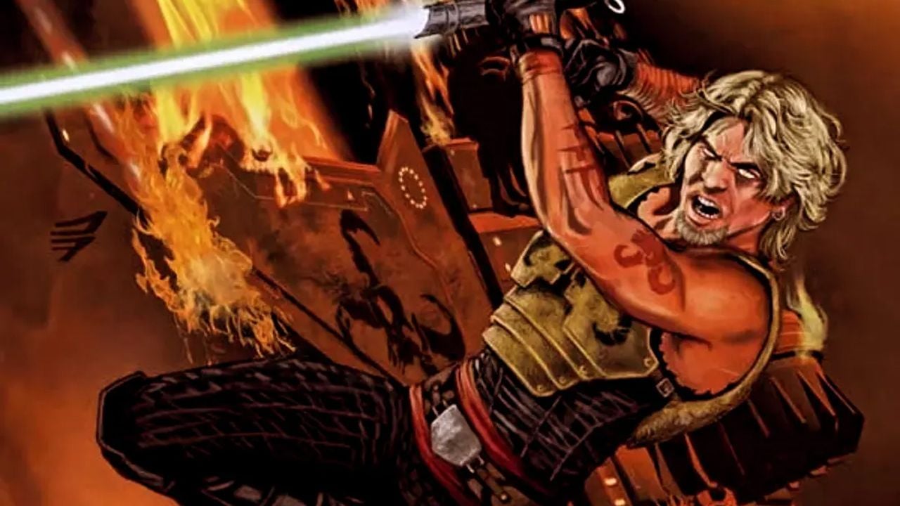 Caden Skywalker in einem Comic aus dem EU.