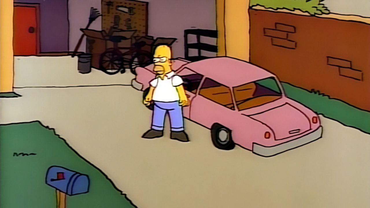 In der Ecke der Garage sind klar einige Gegenstände zu erkennen ....