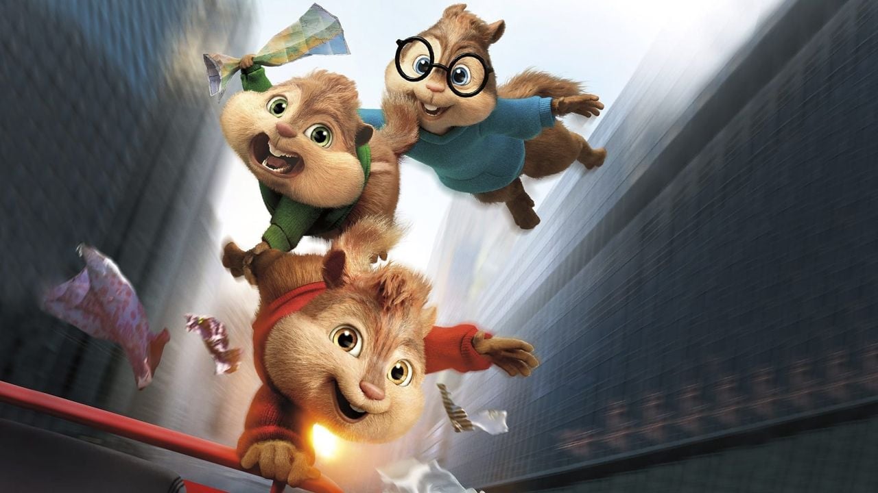 Ob Alvin, Simon und Theodore wieder Menschen wie Jason Lee (siehe unser Artikelbild) das Leben schwer machen oder wie hier auf dem Bild solo unterwegs sind, wird sich noch zeigen.