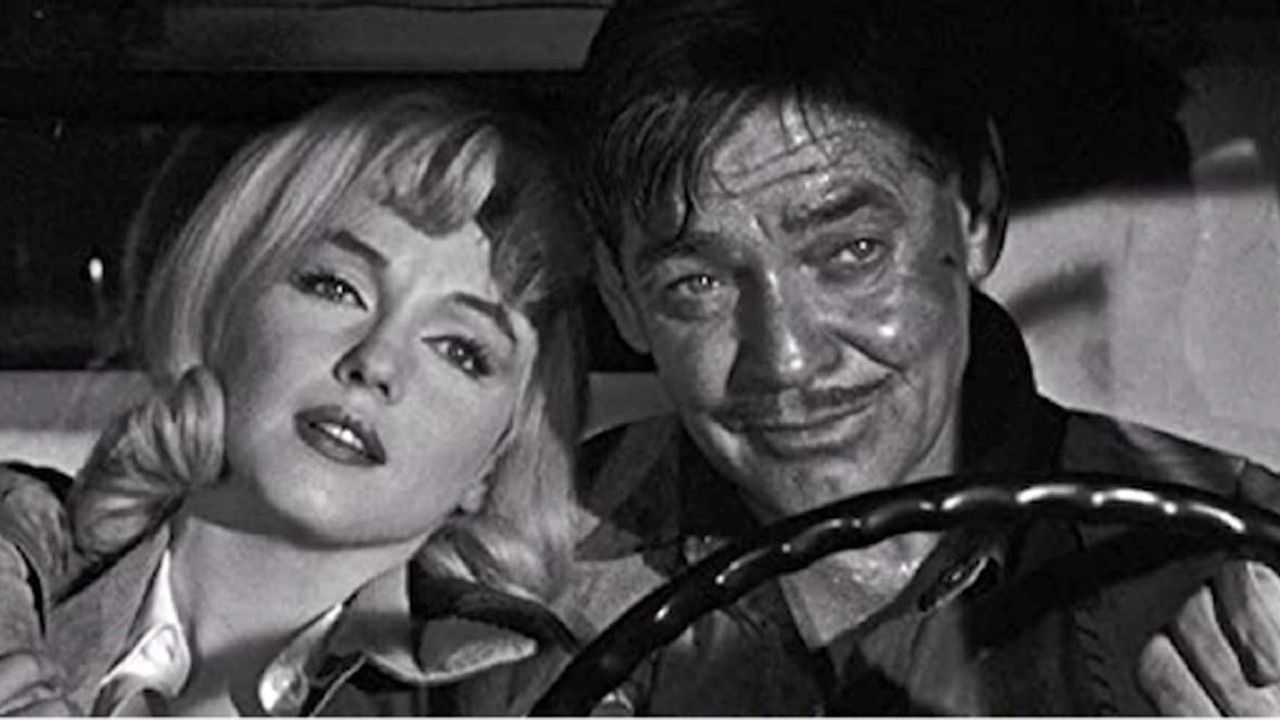 Versonnener Blick ins Ungewisse: Roslyn (Marilyn Monroe) und Gaylord (Clark Gable)