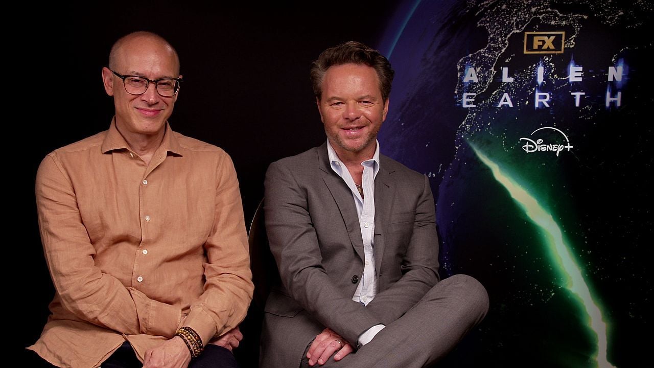 David W. Zucker und Noah Hawley im Gespräch mit FILMSTARTS-Redakteur Stefan Geisler