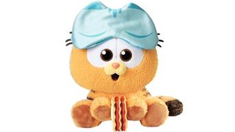 Waschechter, meganiedlicher Plüsch-Garfield