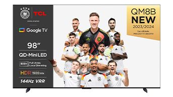 TCL QM8B mit 98 Zoll