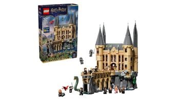 Der riesige Ostflügel von Schloss Hogwarts