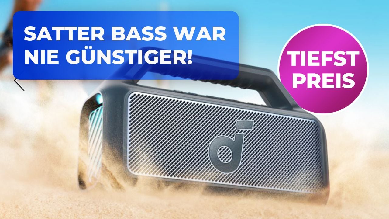 Historischer Tiefstpreis bei den Amazon Frühlingsangeboten: Diesen beliebten Bluetooth-Lautsprecher gibt es jetzt für weit unter 100 Euro