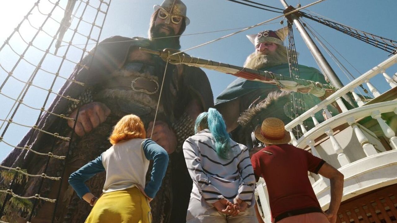 Die Riesen Dorry und Brogy wohnen auf Little Garden.