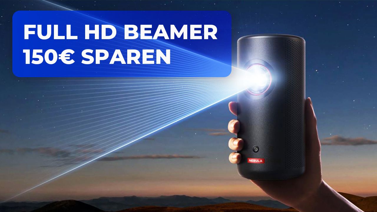 Mini-Beamer im Cola-Dosen-Format: Erleben Sie 120 Zoll Kino zu einem unschlagbaren Preis!