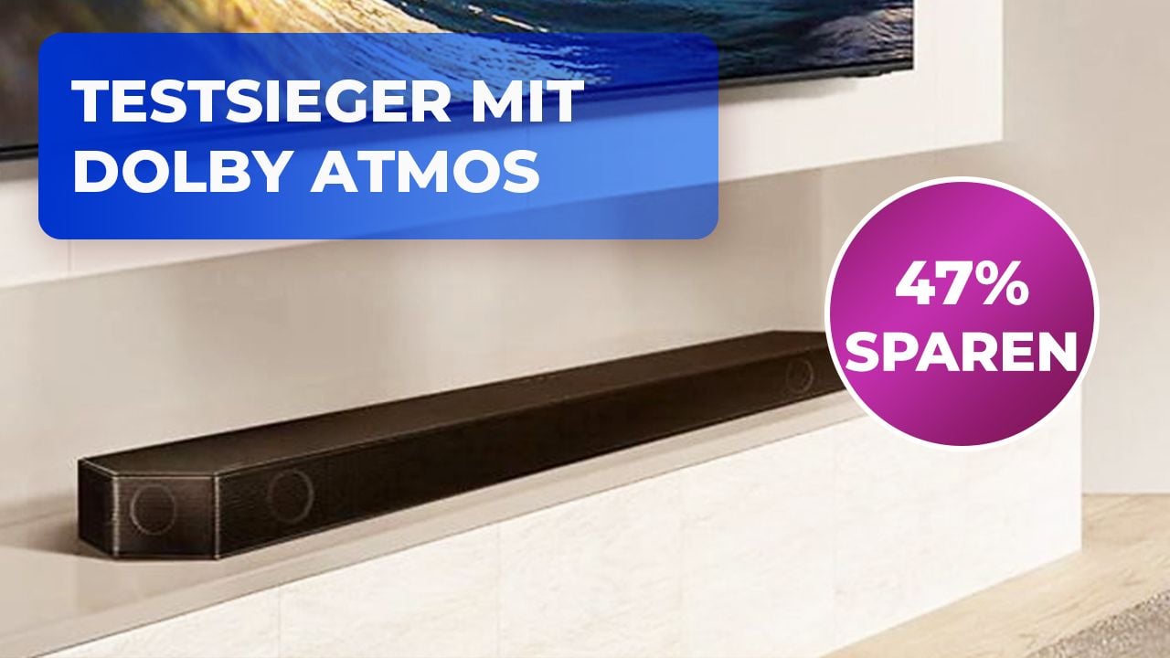 MediaMarkt schmeißt Samsungs High End Soundbar zum Knallerpreis raus: Dieser echte Dolby Atmos-Sound ist wahnsinnig günstig