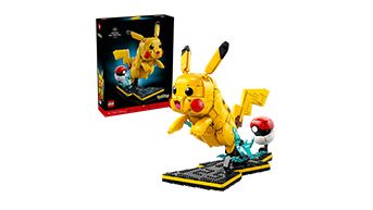 LEGO Pickachu und Pokéball