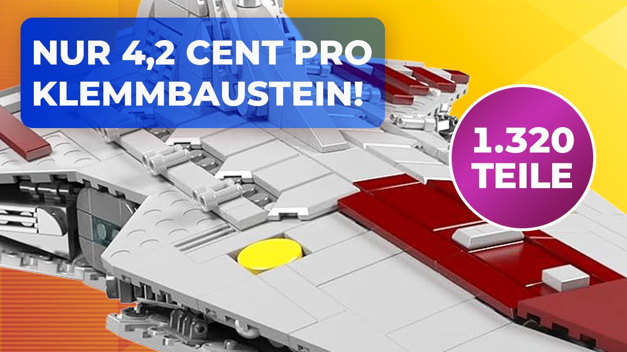 LEGO "Star Wars" kann einpacken: Dieser Venator-Angriffskreuzer kostet einen Bruchteil und sieht einfach traumhaft aus