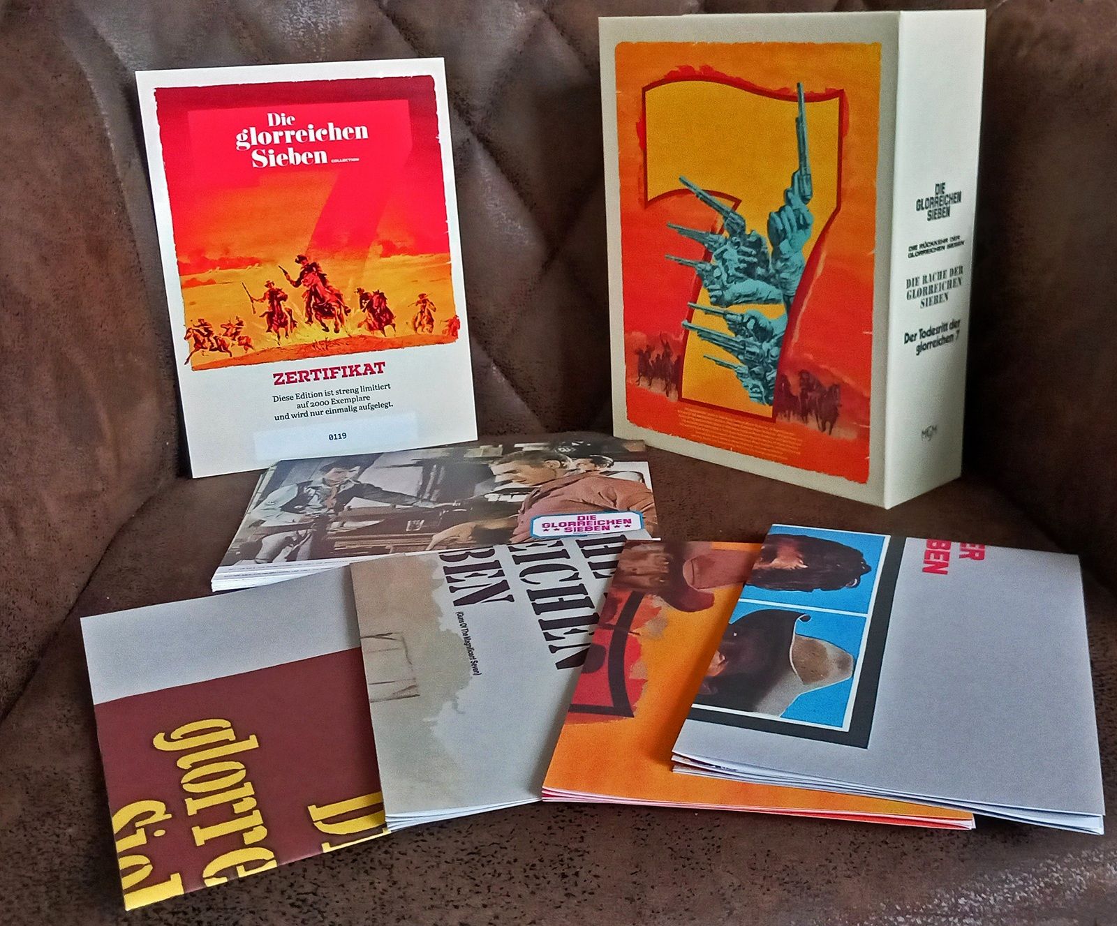 Poster, Aushangfotos, eine geräumige Aufbewahrungsbox und vier Filme: Bei dieser Box lacht das Western-Fanherzen