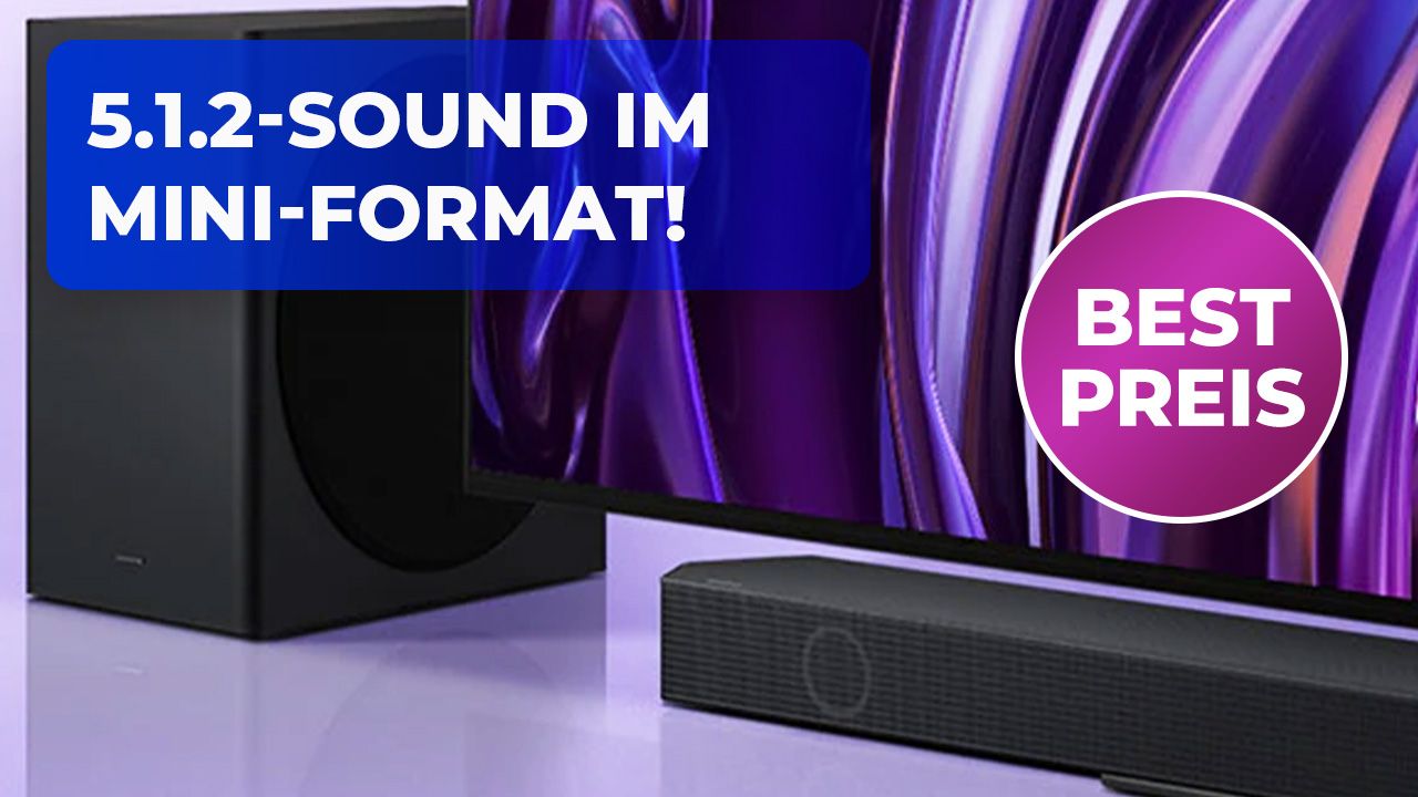 Top-3D-Sound für kleines Geld: Diese Samsung-Soundbar liefert echtes Dolby Atmos und DTS:X zum Hammerpreis