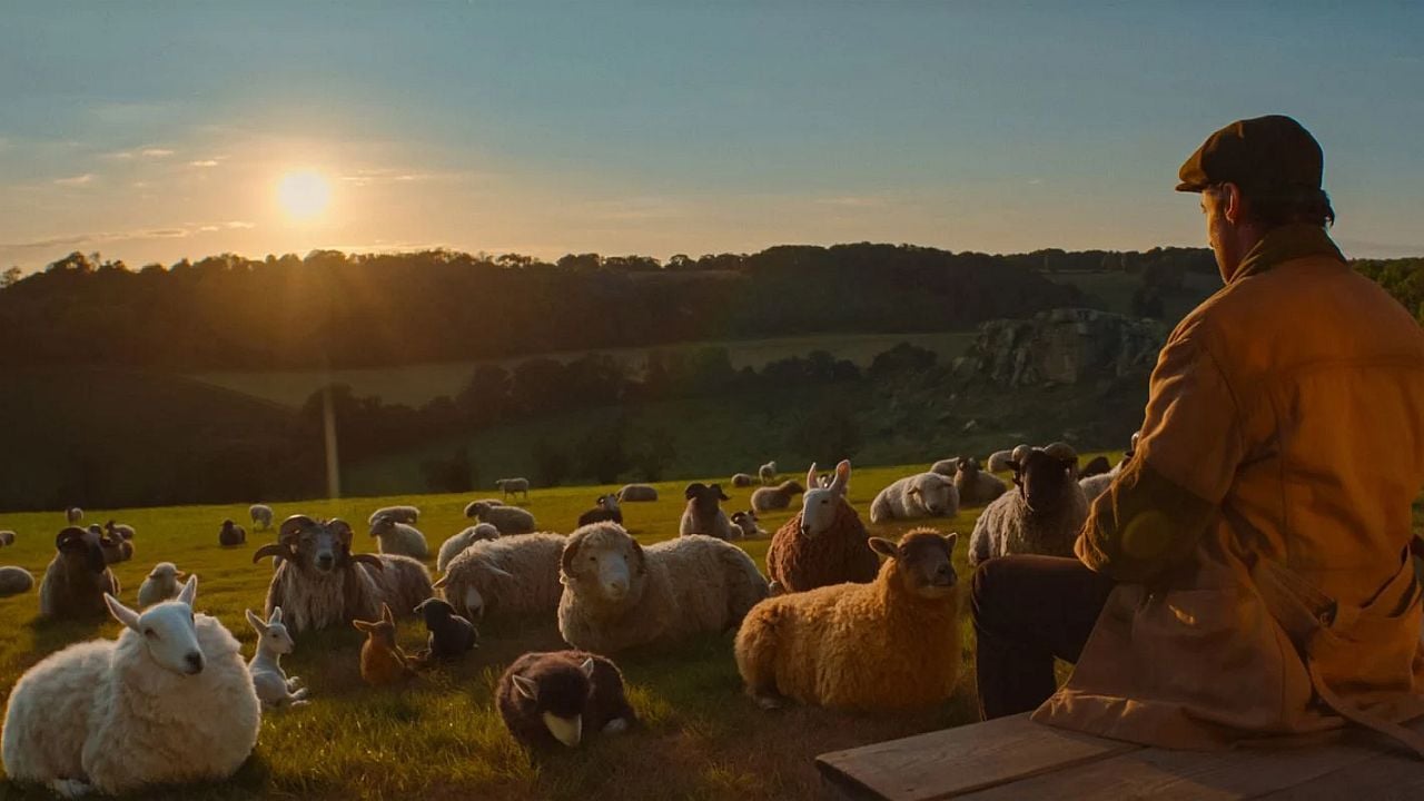 Jeden Abend liest Schäfer George seinen Schafen einen Krimi vor.