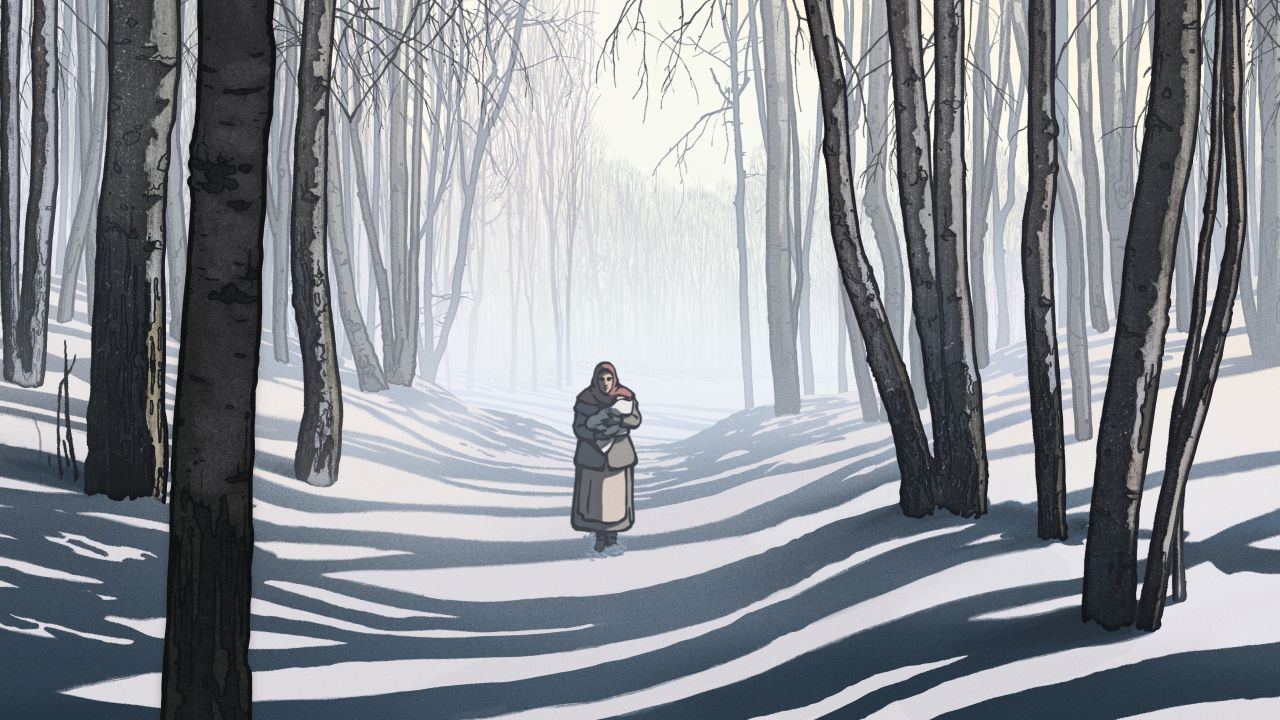 Für die arme Holzfällerin ist das aus dem Zug geworfene Baby ein Gottesgeschenk. 