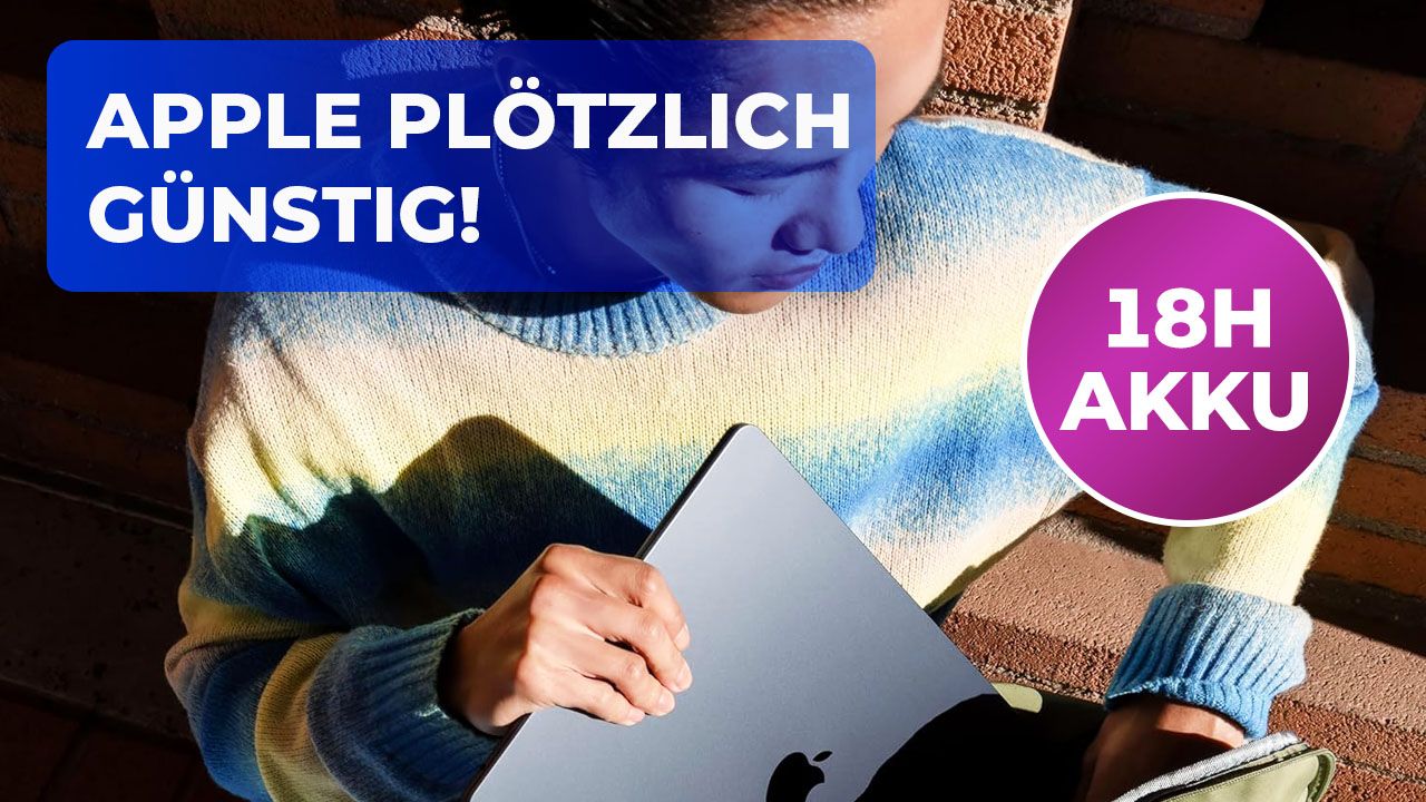 18 Stunden Akku und flüsterleise Apple-Perfektion: Das MacBook Air M3 ist gerade so günstig wie noch nie!