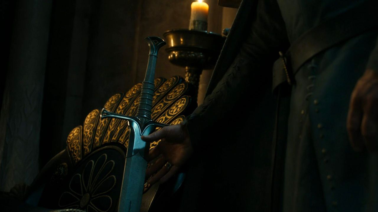 Elendil greift nach Narsil