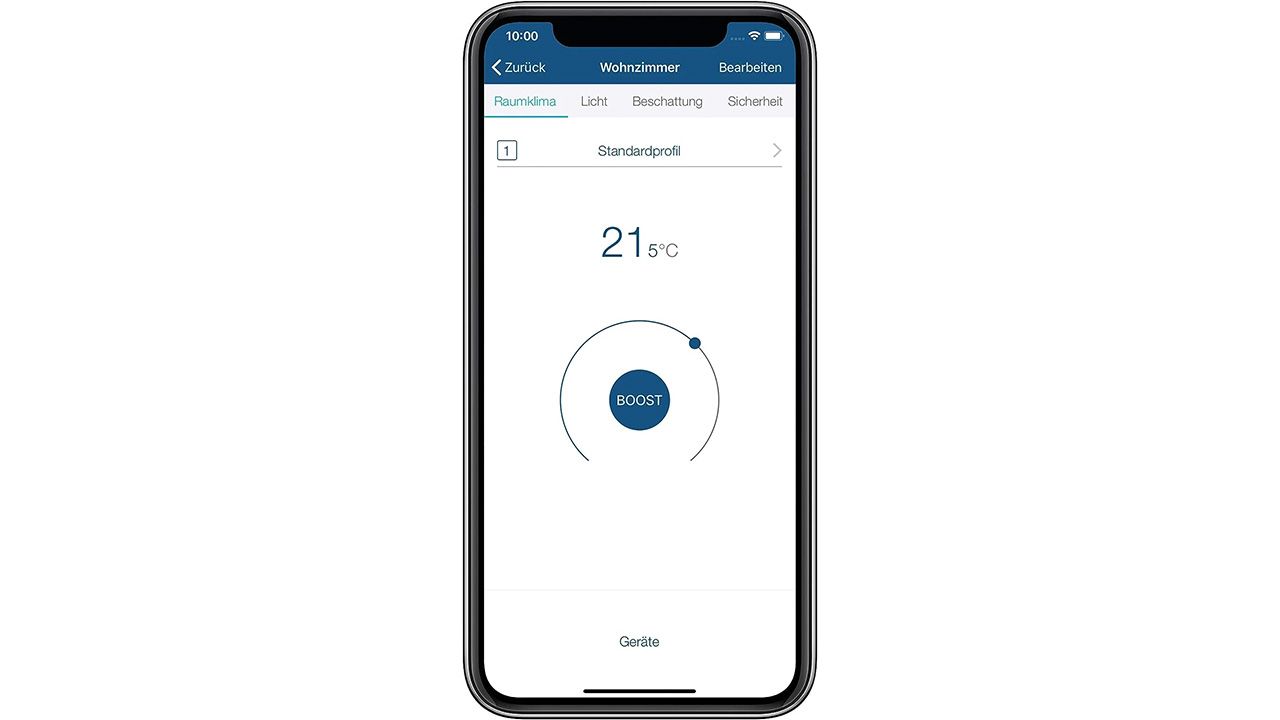 Per App könnt ihr die Temperatur ganz einfach regeln.