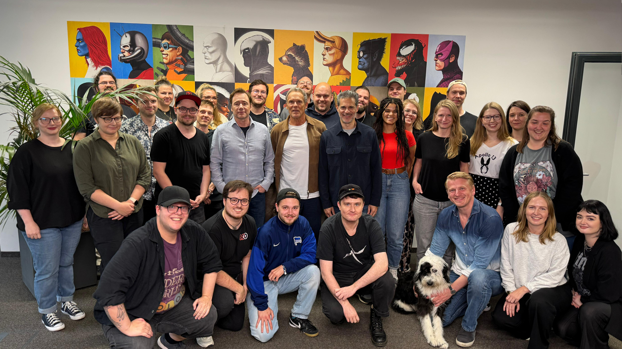 Michael Bullx Herbig, Christian Tramitz und Rick Kavanian zu Besuch in unserer Redaktion.