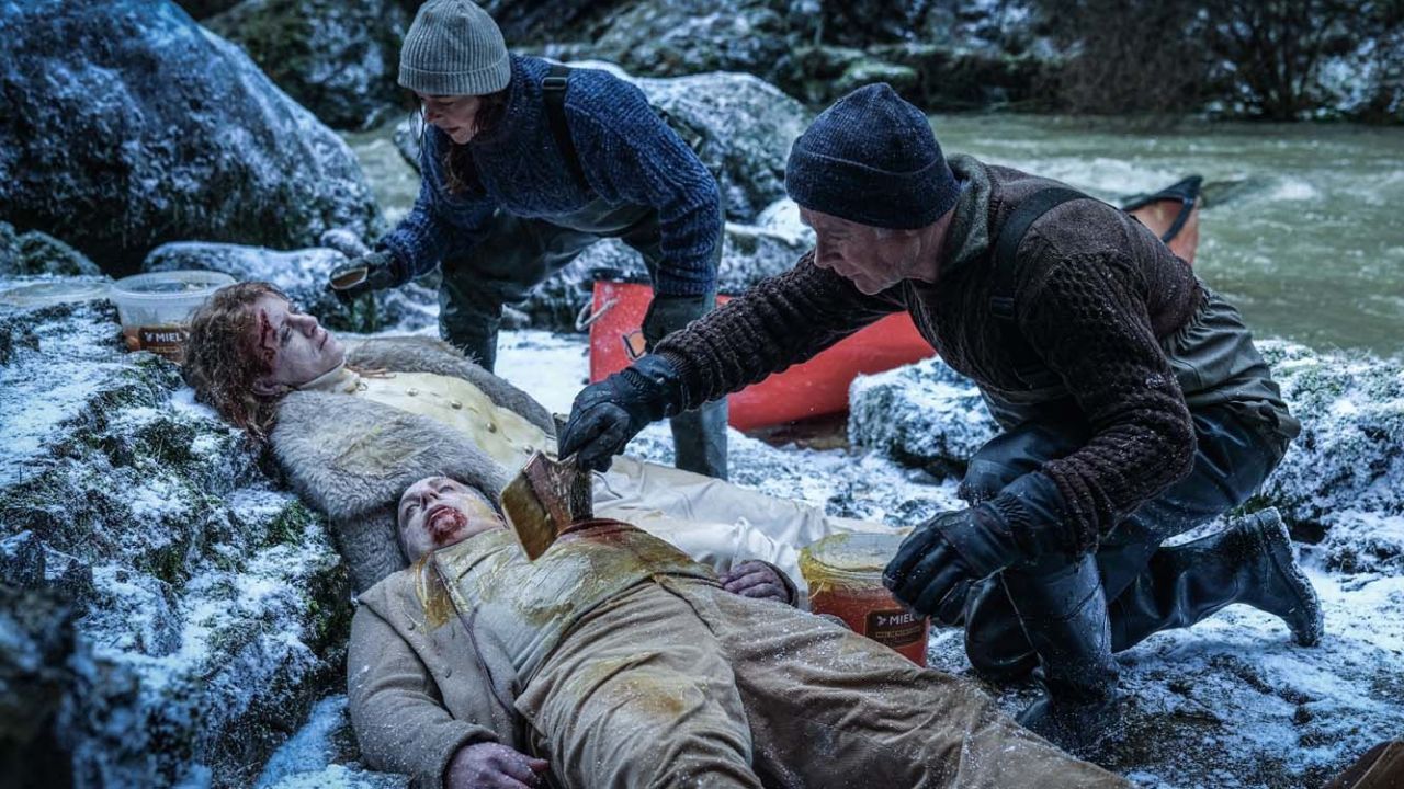 Wie lässt man am besten Leichen verschwinden, wenn in der Nähe bekanntermaßen ein wilder Bär sein Unwesen treibt?