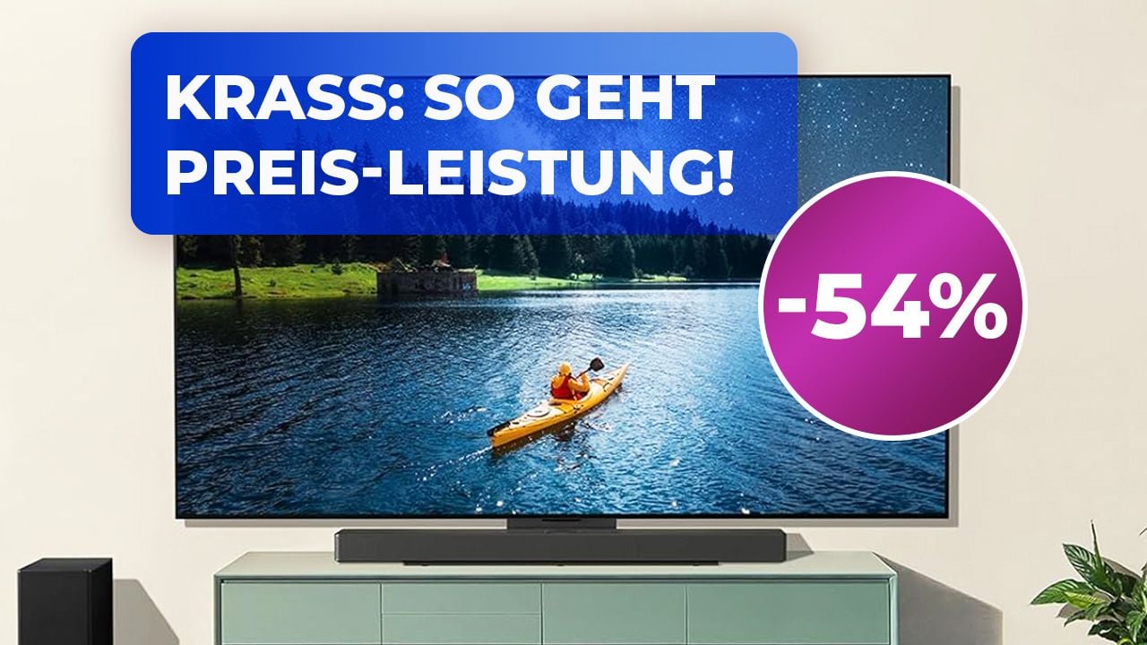 LG OLED C4 in 55 Zoll für weniger als die Hälfte: Das Heimkino-Upgrade mit HDR und 144 Hz, das deinen Geldbeutel schont